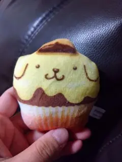 ⭐超激レア⭐ポムポムプリン マフィン マスコット キーホルダー【未使用に近い】 ポムポムプリン サンリオ キーホルダー ぬいぐるみ 112412 ニコ