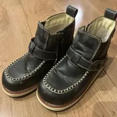 黒いスノーブーツ19.0cm