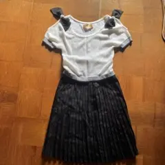 CECIL McBEE 半袖ワンピース リボン付き