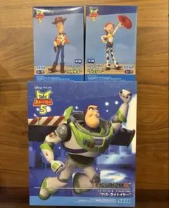 トイストーリー5 ウッディ バズ・ライトイヤー ジェシー フィギュア 3種セットのサムネイル