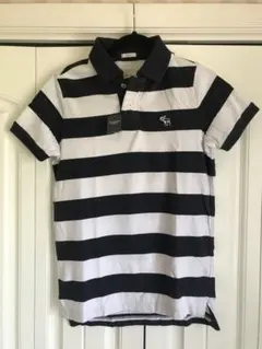 USA購入　新品タグ付きアバクロポロシャツ S　青白　デッドストック