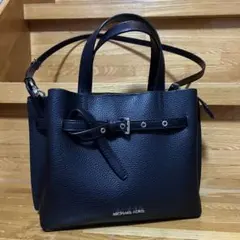 MICHAEL KORS EMILIA サッチェル スモール ブラック