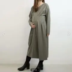 ⛄️COMME CA BLANC D’OEUF マタニティワンピースのサムネイル