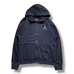 F1720　【即購入OK】　NIKE JORDAN　ジップパーカー　M　ブラック