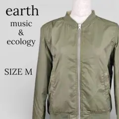 earth music&ecology リバーシブル ブルゾン カーキ M