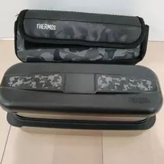 サーモス お弁当箱 2段 迷彩柄
