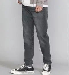 BEAUTY&YOUTH シェービング 5P ドロップド デニムパンツ 日本製