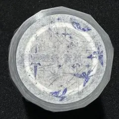 1075】海外3/5/巻貝殻光マスキングテープ 一部半透明 ハス 金魚 お花系