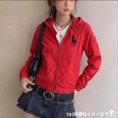 y2k 00s Ralph Lauren ビッグポニー フードジャケット 短丈のサムネイル