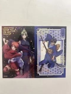 銀魂 吉原大炎上 クリアシート 新八 神楽 2枚セット