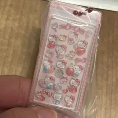 산리오 가챠 ボンボンドロップシール ミニチュアチャーム ハローキティ