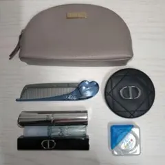 FURLA ドーム型ポーチ グレー