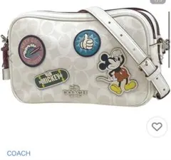 COACH シグネチャー ミッキー パッチ ショルダーバッグ
