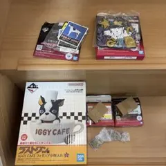 JOJO WORLD 一番くじ 承太郎 イギー ラストワンピンズステッカーおまけ