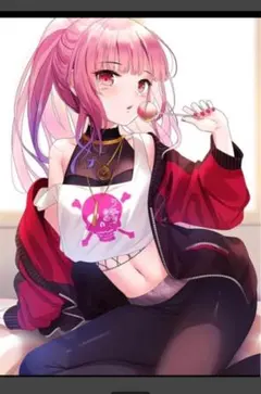 ホロライブ　Hololive 森美声 森カリオペ　B2 タペストリー　コミケ