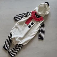 クリスマス　雪だるま　ロンパース　仮装　90