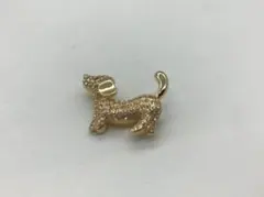 レリアン Leilian ブローチ ビジュー 犬 ダックスフントGP ゴールド系のサムネイル