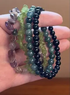 スパセ、ペリドット、翡翠、モリオンおまとめ売り至します