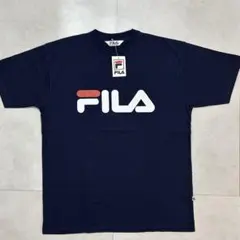 【お値下げ】FILA 半袖 Tシャツ ネイビー メンズ 夏