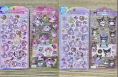 うるちゅるベビーマイメロ クロミ ジュエリードロップシールマイメロ クロミ 4枚