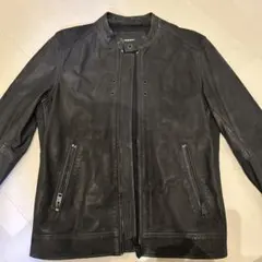 DIESEL ディーゼル 牛革 シングルライダースジャケットのサムネイル
