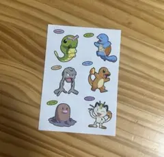 【ポケモンパン デコキャラシール 第216弾 6種類】