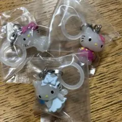 ハローキティ めじるしアクセサリー 天使Ver.他2種セット売り