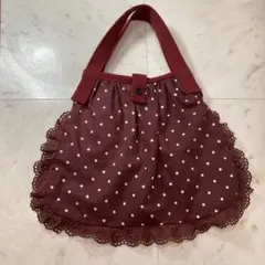 ボルドー トートバッグ
