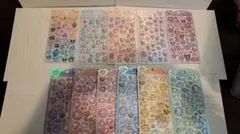 正規品サンリオ うるちゅるポップシール11枚コンプリート　サンリオベビー　日焼け