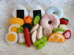 フェルトおままごと 【哺乳瓶・おしゃぶり（イエロー）セット】 単品