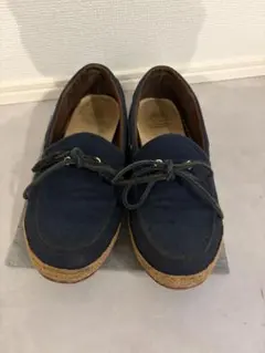 Beauty Youth ネイビー モカシン シューズ