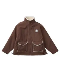 キッズ　ジャケット　アウター　リバーシブル　150cm ブラウン