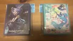 ポケモンカード　デッキシールド　2種　アセロラ　ルチア　スリーブ