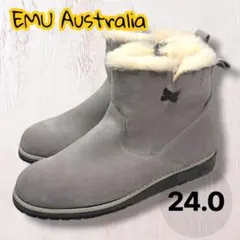EMU Australia ビーチミニ サイドジップ ムートンブーツ 24のサムネイル