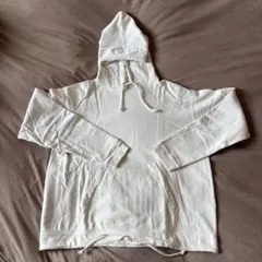 レミレリーフ　アイボリー フード付きパーカー