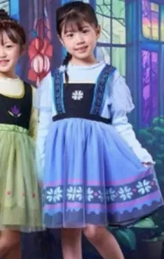 アナと雪の女王　リトシー幼少期ワンピース90cm