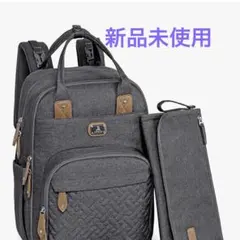 【新品✨】Dikaslon マザーズリュック 大容量 オシャレ 16L グレー