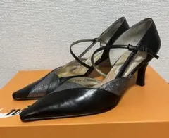 elegance 卑弥呼 クロスストラップ ポインテッドトゥ