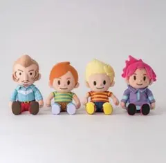 【値下げ！】マザー3 どせいさんぬいぐるみ　手ぬぐい未開封　4体 値下げ！】マザー3 どせいさんぬいぐるみ 手ぬぐい未開封 4体