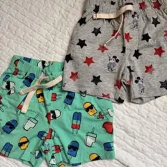 GAP ベビー用ハーフパンツ 12-18m 2枚セット
