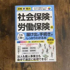 図解即戦力　社会保険・労働保険の届け出と手続きがこれ1冊でしっかりわかる本のサムネイル