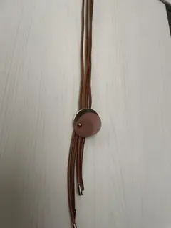 合皮 紐ネックレス 調整可能