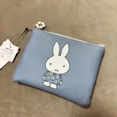 ミッフィー MIFFY ティッシュポーチ ブルー