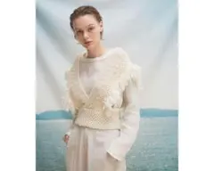 2026年最新】LEINWANDE カラー：ホワイト系 ニットベストの人気