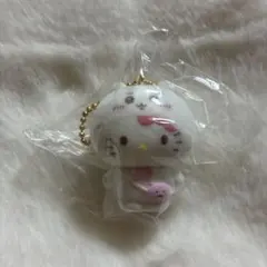 ちいかわ×サンリオ　シークレットフロッキーマスコットチャーム　ハローキティ