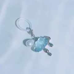 めじるしアクセサリー アンブレラマーカー チャーム 雨雲 1個 №649