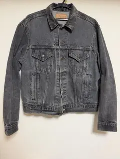 Levi's 70506デニムジャケット 先染めブラック 44 USA製のサムネイル
