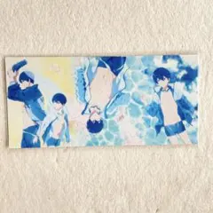 Free! ハイスピード! 特典 イラストカード 遙 真琴 郁弥 旭 凛 夏也