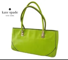ケイトスペード レザー ハンドバッグ トート ライトグリーン archive