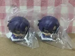カラフルピーチ ガチャ もふくん ラバーキーホルダー おねむたん